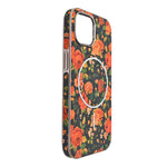 Cork Texture Printed MagSafe Compatible Phone Case for iPhone 13 / 14