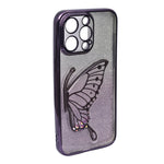 Stylish Luxury Eye Catching Butterfly Glitter Phone Case for iPhone 15 Pro Max
