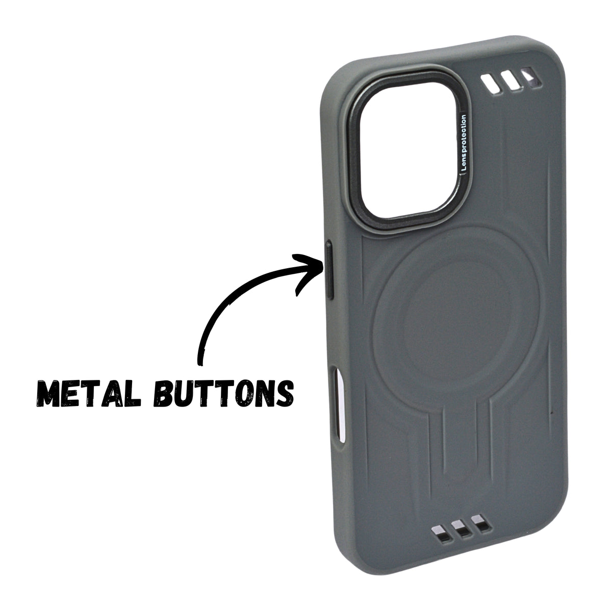 Shockproof Armor Case with Camera Lens Protection Cover For iPhone 16