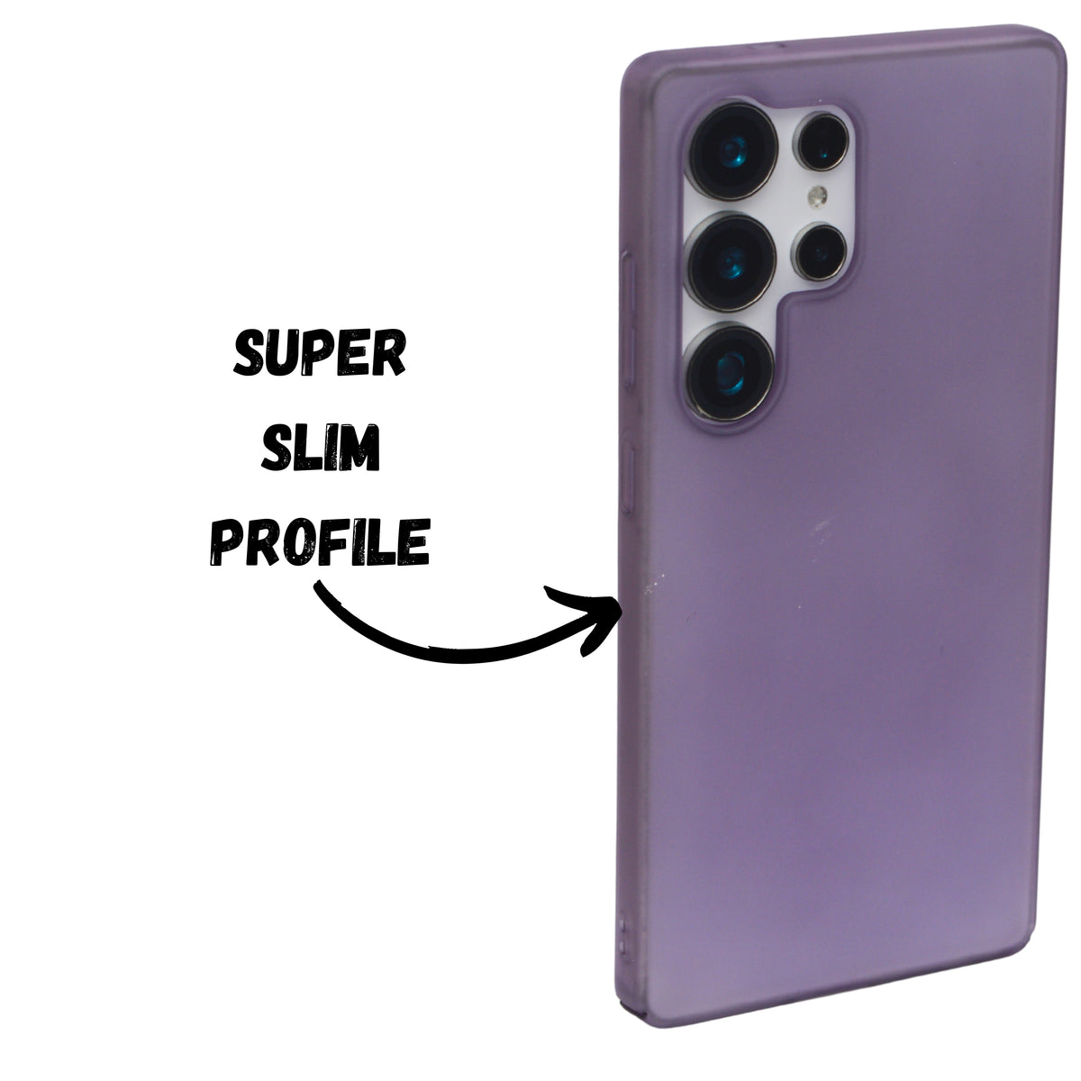 Paper Slim Translucent Matte Phone Case for Samsung S25 Ultra