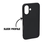 Premium Carbon Textured Anti-Slip Protective Phone Case for iPhone 16 Plus