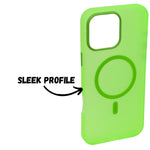 Frosted Translucent MagSafe Silicone Case for iPhone 16 Pro Max