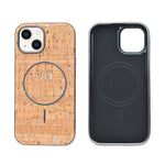 Cork Texture Printed MagSafe Compatible Phone Case for iPhone 13 / 14