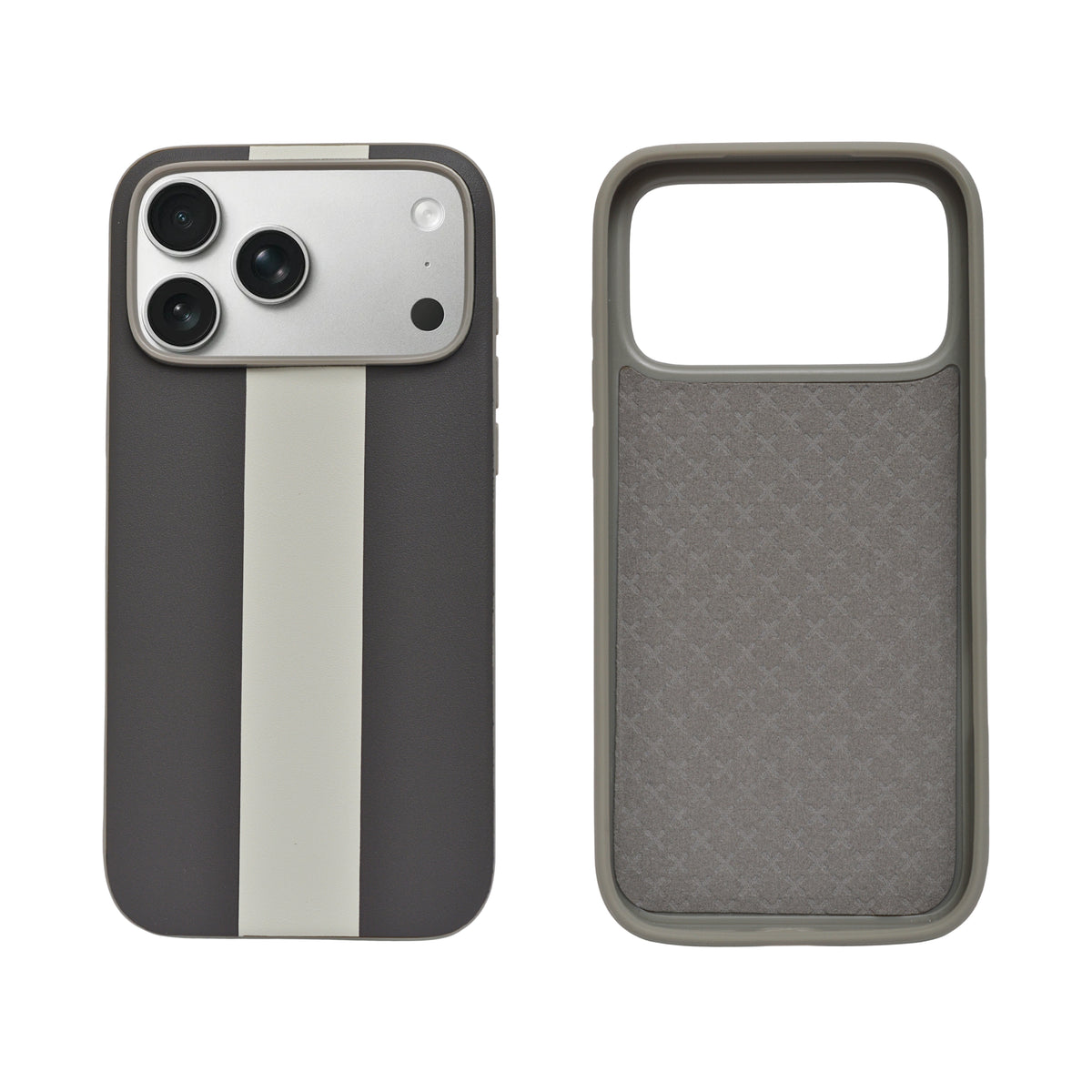 Bold Dual Tone Stipes Pattern Phone Case for iPhone 17 Pro Max