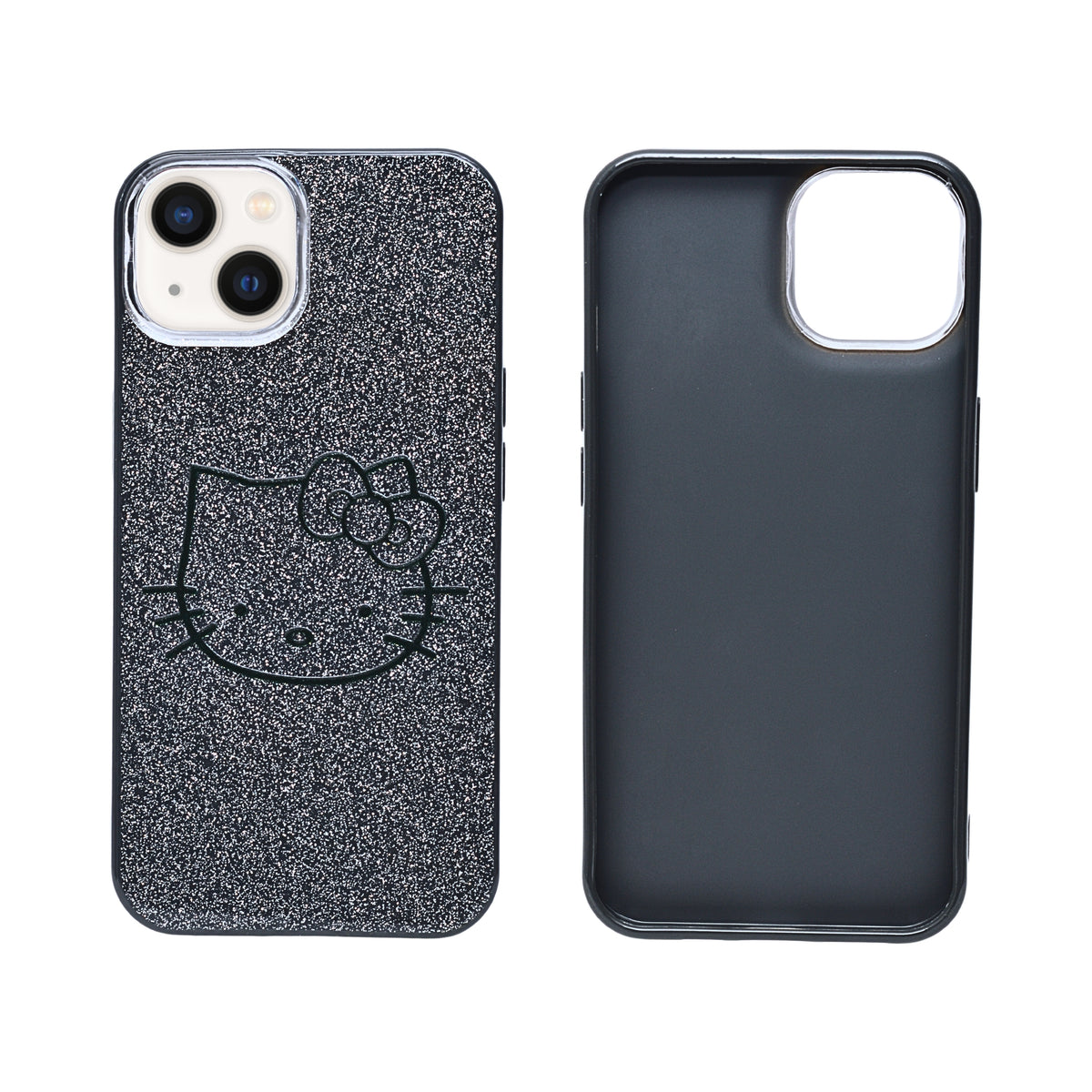 Glitter Sparkle Kitty Phone Case for iPhone 14 Plus / 15 Plus