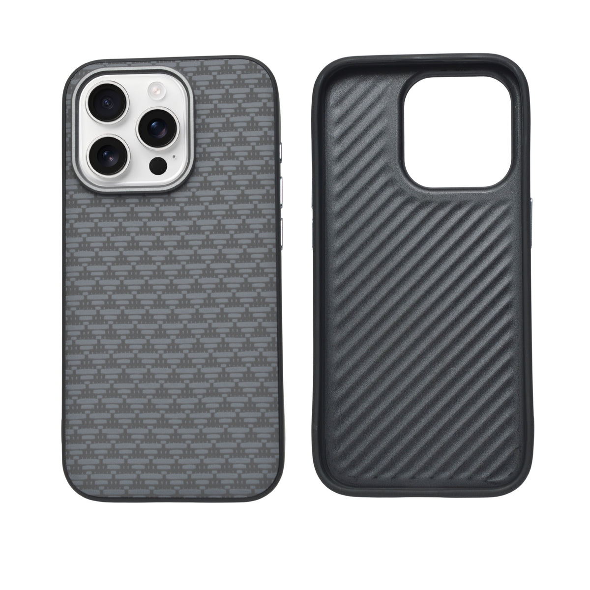 Carbon Weave Pattern Phone Case for iPhone 15 Pro Max