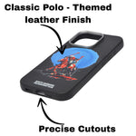 Santa Barbara Polo & Racquet Club Leather Phone Case For iPhone 16 Pro Max