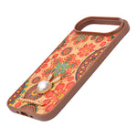 Bohemian Ethnic Print Cork Texture with Pearl Detail Phone Case for iPhone 17 Air
