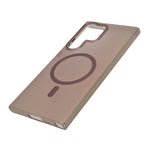 Minimalist Frosted Vertical Stripe MagSafe Case for Samsung S23 Ultra