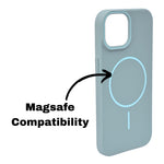 Matte Finish Hard Plastic MagSafe Compatible Phone Case for iPhone 15