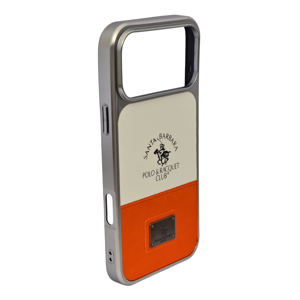 Santa Barbara Polo Club Dual Tone Leather Finish Phone Case for iPhone 17 Pro