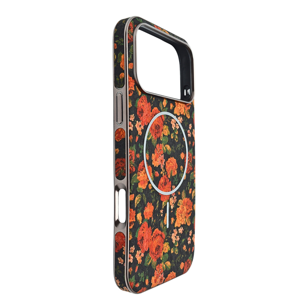 Cork Texture Printed MagSafe Compatible Phone Case for iPhone 17 Pro Max