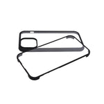 Anti-Scratch Clear Back Cover with Detachable Bumper for iPhone 13 Pro Max