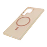 Minimalist Frosted Vertical Stripe MagSafe Case for Samsung S23 Ultra