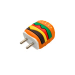 Adorable Hamburger Design Charger Case & Cable Protector for Apple 18W/20W Adapter