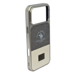 Santa Barbara Polo Club Dual Tone Leather Finish Phone Case for iPhone 17 Pro