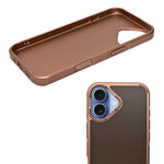 Geometric Carbon Fiber Texture Phone Case for iPhone 17