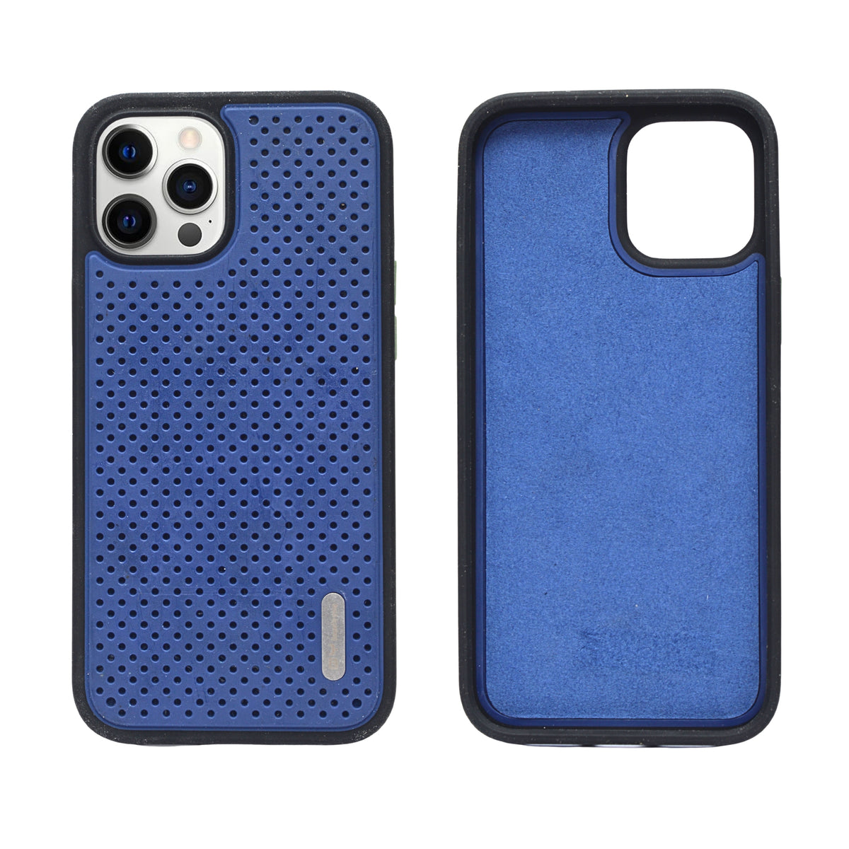 Luxury Perforated Pattern Hybrid Protection Phone Case for iPhone 12 Pro Max