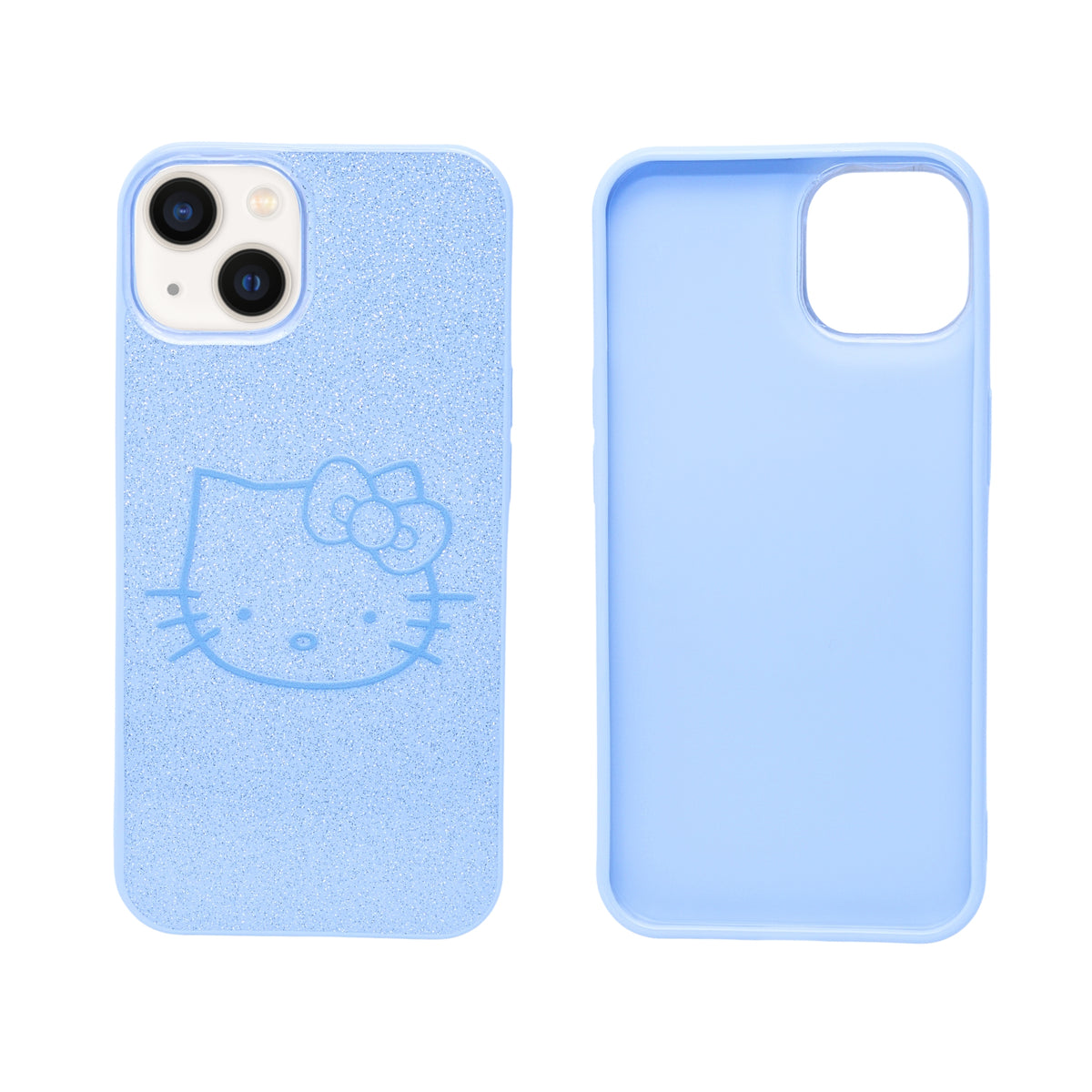Glitter Sparkle Kitty Phone Case for iPhone 14 Plus / 15 Plus