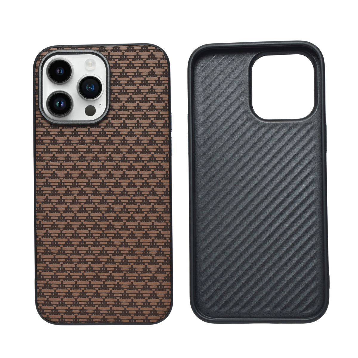 Carbon Weave Pattern Phone Case for iPhone 14 Pro Max