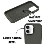 Textured Anti-Slip Silicone MagSafe Compatible Phone Case for iPhone 16 Plus