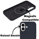 Premium Soft Silicone MagSafe Compatible Phone Case for iPhone 16