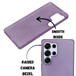 Paper Slim Translucent Matte Phone Case for Samsung S25 Ultra