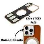 Metallic Camera Protector Frame with 360° Rotatable Kickstand Phone Case for iPhone 16 Pro Max