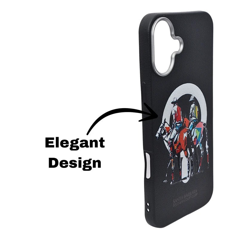 Santa Barbara Polo & Racquet Club Leather Phone Case For iPhone 16