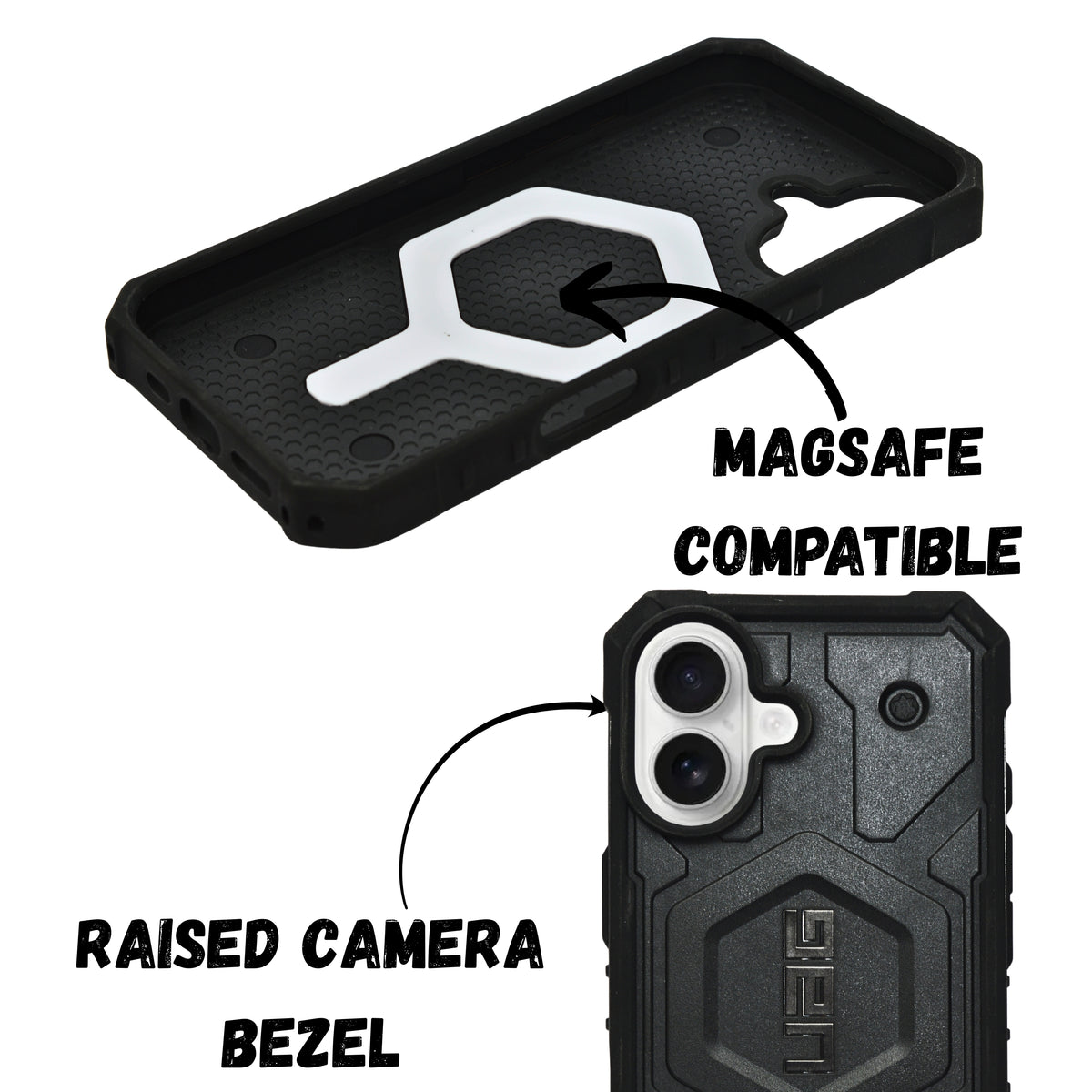 Rugged Armor Shockproof MagSafe Compatible Phone Case For iPhone 16