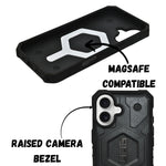 Rugged Armor Shockproof MagSafe Compatible Phone Case For iPhone 16