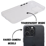 Hard Protective Striped Glossy Finish Phone Case for iPhone 14 Pro Max