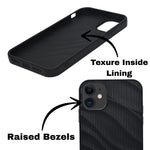 Soft Silicone Wave Texture Phone Case For iPhone 11