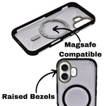 Transparent MagSafe Case with Shockproof Protection for iPhone 16 Plus
