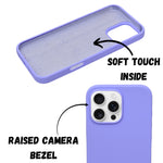 Premium Soft Silicone with Microfiber Lining Phone Case for iPhone 16 Pro Max