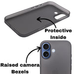 Frosted Matte Finish Slim Translucent Phone Case for iPhone 17