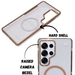 Just Fun Transparent Magsafe Protective Phone Case for Samsung S25 Ultra