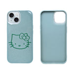 Glitter Sparkle Kitty Phone Case for iPhone 15