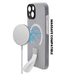 Frosty Matte with Silicone Finger Loop Phone Case for iPhone 14 Plus / 15 Plus