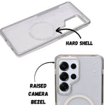Just Fun Transparent Magsafe Protective Phone Case for Samsung S25 Ultra