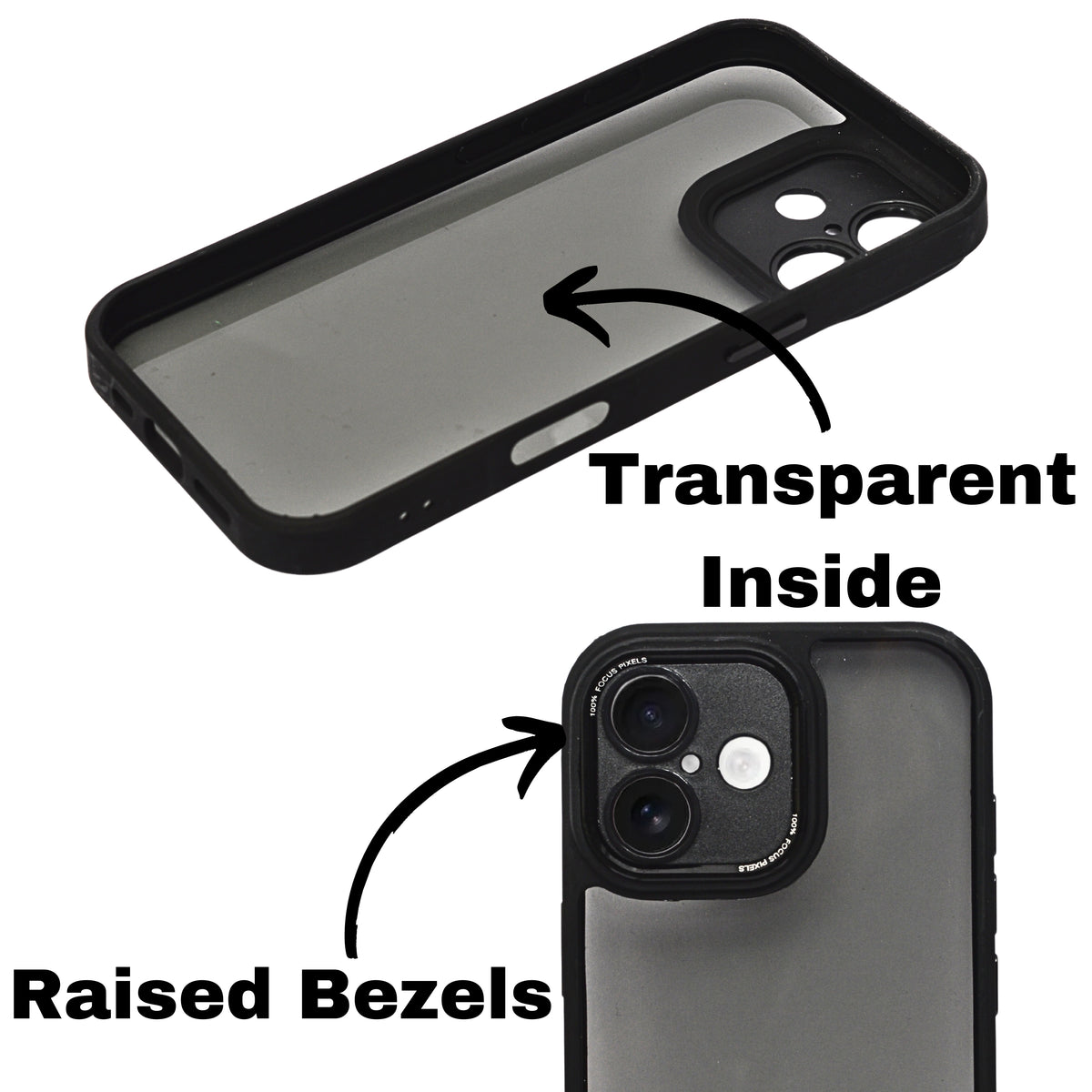 Smoke Transparent MagSafe Compatible Phone Case for iPhone 16