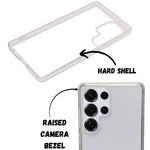 Crystal Clear Hard Shell Phone Case for Samsung S25 Ultra
