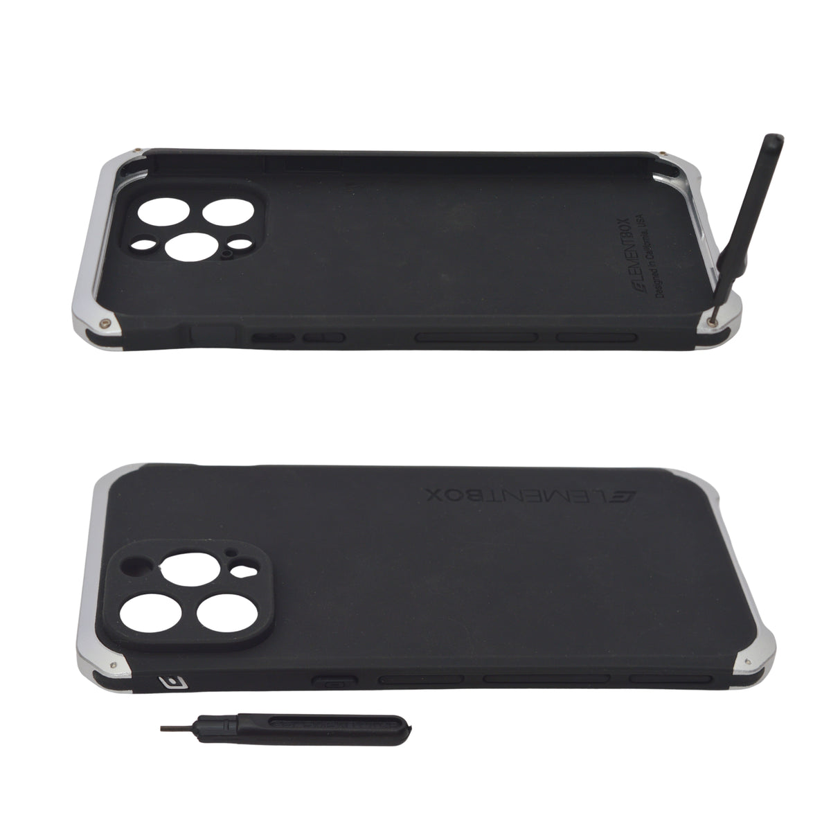 ELEMENTBOX Rugged Screw-Lock Phone Case for iPhone 13 Pro Max