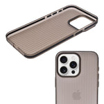 Frosted Matte Corrugated Texture Phone Case for iPhone 15 Pro Max