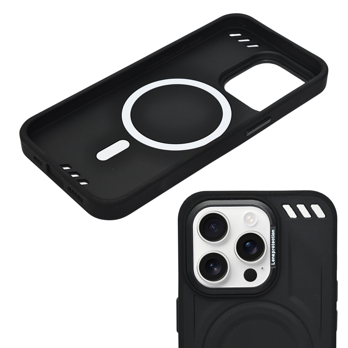 Shockproof Armor Case with Camera Lens Protection Cover For iPhone 15 Pro