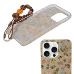 Floral Bunny Garden Design Case with Charms – for iPhone 15 Pro Max