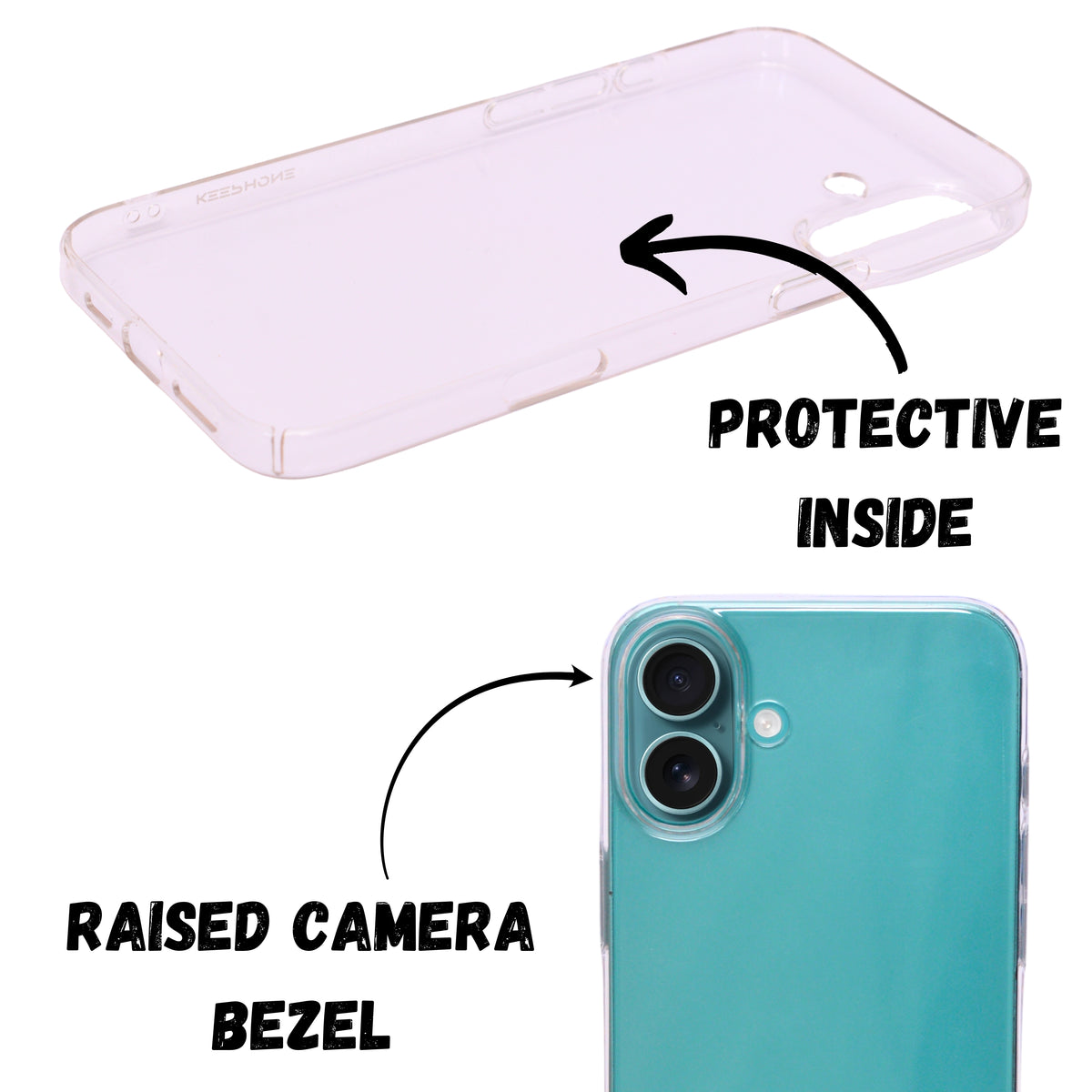 Ultra-Clear Anti-Yellow Durable & Sleek Protection Slim Phone Case for iPhone 16 Plus
