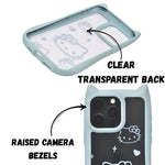 Cute Cartoon Phone Case with Cat Ears For iPhone 15 Pro