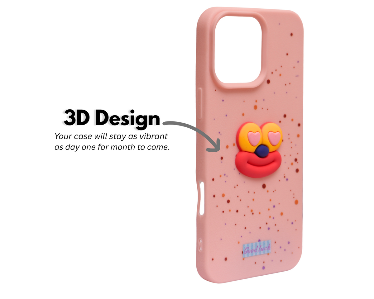 Cute 3D Emoji Phone CaseFor iPhone 16 Pro Max