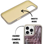 Blossom Blush Marble Mystic Mood Phone Case for iPhone 16 Pro Max